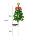 thumbnail image 2 of Fwttom Solar Christmas Decoration Light LED Christmas Tree Plug in Light Outdoor Garden Decoration Light, 2 of 8
