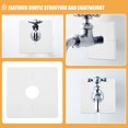 thumbnail image 3 of OULII Wall Hole Decorative Cover Plumbing Cover Plates White Minimalist Design 1Set, 3 of 7