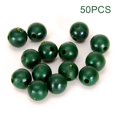 thumbnail image 1 of Splihome 50 Pcs Perles de Pêche à la Carpe Rondes en Caoutchouc Souple Flottantes à Ressort 6/8 mm Vert, 1 of 4