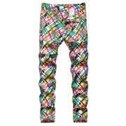 Ketyyh-chn99 Men Jeans 2024 Relaxed Boot Jean Loose fit Pants Shorts Relaxed Fit Cargo Pants with Stretch Cargo Pants Trousers Green,38