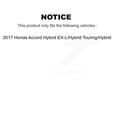 thumbnail image 2 of CMX Front Rear Disc Brake Rotors and Ceramic Pads Kit for Car 2017 Honda Accord Hybrid EX-L Touring K8C-100989, 2 of 11