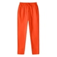 thumbnail image 3 of LIBRCLO Mens Sweatpants Open Bottom Drawstring Straight Leg Sweat Pants Joggers & Sweatpants Men, Orange 3XL, 3 of 6