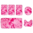 thumbnail image 2 of Bathroom Rug Set 6 Piece | Plush Toilet Mats & Bath Mats | Non Slip Water Absorbent Washable Rugs for Bathroom Floor | Whole Room Set for Home, 2 of 6