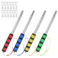 thumbnail image 1 of Uxcell 4-Pack 6.56Ft/2M Telescopic Flag Pole with Clips Red/Blue/Yellow/Green, 1 of 2