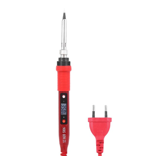 Electric Soldering Iron, 80W AC110-240V Heat-resistant Adjustable Soldering Iron, For Circuit Board Jewlry Repairment EU Plug