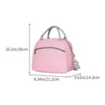 thumbnail image 3 of TopLLC Kitchen Gadgets, Kitchen Accessories Lunch Box Bag Lunch Bag Handbag Waterproof Oilproof Work Family Hand Carry Large Capacity With Lunch Bag Polyester Shoulder Tote Dining Bag, 3 of 6
