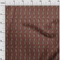 thumbnail image 2 of oneOone Polyester Lycra Fabric Leaves & Floral Block Printed Craft Fabric BTY 56 Inch Wide, 2 of 5