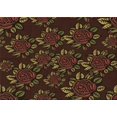 thumbnail image 1 of Ahgly Tapis Rectangulaire Lavable en Machine Intérieur Transitionnel Brun Selle, 8 Pieds x 10 Pieds, 1 of 7