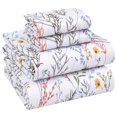 thumbnail image 1 of RUVANTI 100% Cotton Queen Sheets, Percale Queen Sheet Set, Aroma, 1 of 5