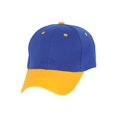 thumbnail image 1 of Casquette de Baseball Bicolore Ajustable, Jaune Royal, 1 of 2