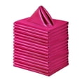 thumbnail image 1 of maskred 20piece Polyester Table Napkins For Luxurious Dining Experience Soft And Comfortable Cloth Napkins Rose Red, 1 of 6