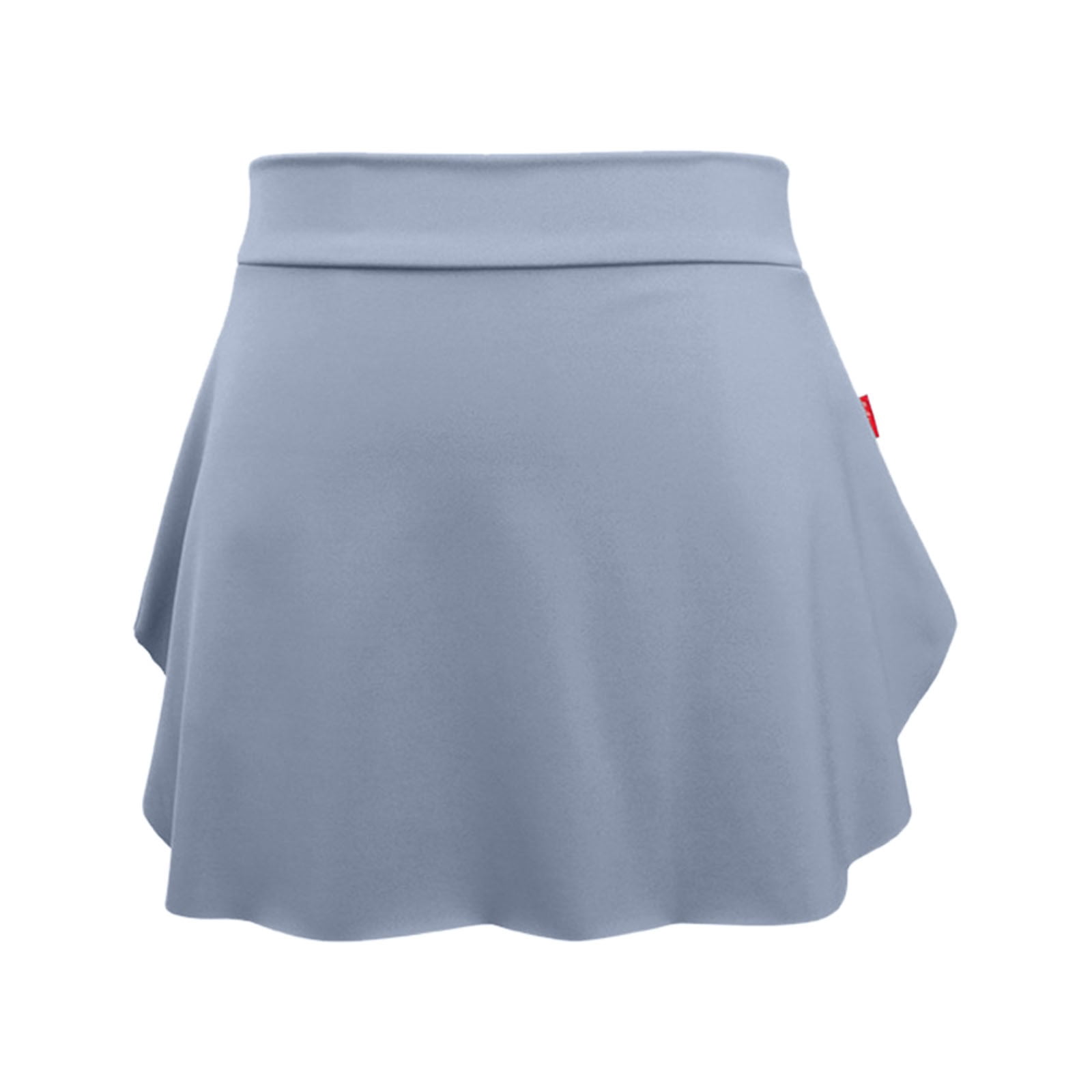 Womens Elastic Ballet Dance Skirt - Pull On Side Split Mini Skirt - Suitable for Skating Gymnastics Performance Daily Wear