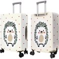 thumbnail image 3 of Travel Luggage Cover Suitcase Protector Fits 18-32 Inch Luggage Wheel Covers Patterned Travel Related Items Flower Luggage Protector Elastic Luggage Anti-scratch Suitcase Cover XL, 3 of 5