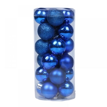24Pcs Christmas Balls Ornaments for Xmas Christmas Tree - Shatterproof Christmas Tree Decorations Hanging Ball for Holiday Wedding Party Decoration (1.2"-3.1CM)