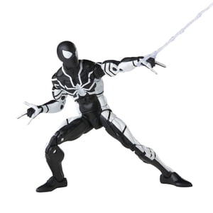 Marvel Legends Series Spider-Man 6-inch Future Foundation Spider-Man (Stealth Suit) Action Figure Toy, Includes 4 Accessories