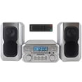 thumbnail image 1 of Magnavox MM435M2-SL 3-Piece Compact CD Shelf System with Digital FM Stereo Radio, Bluetooth Wireless Technology, and Remote Control in Silver | LCD D, 1 of 8