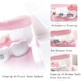 thumbnail image 4 of Wisdom Trim Tuft Toothbrush Small Pieces End Head Toothbrush 4 Soft Bathroom Products Bathroom Accessory Set Shower Caddy,Soap Dish,Toothbrush Holder,Towel Rack,Bath Mat,Toilet Brush,Bathroom Organiz, 4 of 9