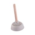 thumbnail image 3 of Abbracc Silicone Thé Crépine Résistant à la Chaleur Forme de Piston de Toilette pour Bureau Réunion Gris Clair, 3 of 9