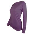 thumbnail image 4 of Timegard Womens Tops Fall Casual Comfy Long Sleeve Basic Tee Crewneck Solid Color Blouse Tunic Tops, 4 of 5