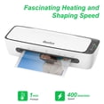 thumbnail image 3 of Bisofice SL688 Desktop Laminator Machine Set A4 Size Multifunctional Hot and Cold Lamination 2 Roller, 3 of 8