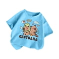thumbnail image 3 of LYHaoo T-Shirt à Manches Courtes Ample et Décontracté pour Filles, Col Rond, Imprimé à Motif d'Animaux de Dessin Animé, T-Shirts à Col Rond Tailles 8-10 Ans, 3 of 3