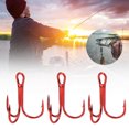 thumbnail image 3 of 3 Options Fishing Hook, 100PCS Fishhook, Fast Penetration Speed Sea Fishing For Wild Fishing 8#, 3 of 8