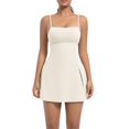 thumbnail image 4 of LOVZFMLL Robe Ample à Col Rond pour Femme Beige TG, 4 of 8