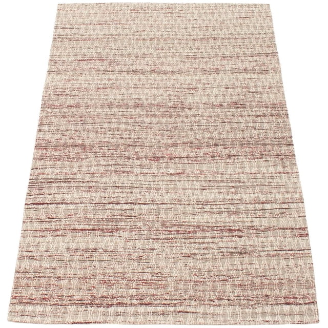 ECARPETGALLERY 4'9" x 7'5" Contemporary Collage Handmade Area Rug in grey featuring a textured patchwork design inspired by Indian spices, ideal for living room, dining room, or bedroom use and suitable as an accent rug.