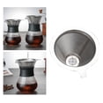 thumbnail image 3 of DOLITY Clear Pour Over Coffee Maker, High-Temperature Resistant Hand Brewing Anti-Scald Carafe, 3 of 9