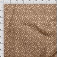 thumbnail image 4 of oneOone Rayon Brown Fabric Floral Sewing Material Print Fabric By The Yard 56 Inch Wide, 4 of 4