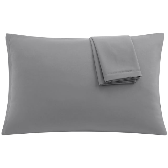 Unique Bargains 1800 Microfiber Zippered Pillowcases 2pcs