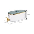 thumbnail image 3 of Boovnll 5.3L Cold Kettle With Faucet In Refrigerator, Large Capacity Water Iced Juice Lemonade Water Jug Fruit Teapot Bucket Drink Container For Garden Home Party, 3 of 7