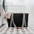 thumbnail image 4 of CleverMade Collapsible CarryAll Tote, Black (Pack of 2), 4 of 6