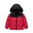 thumbnail image 1 of RXIRUCGD Nouvelle Veste d'Hiver Unie à Manches Longues avec Capuche pour Enfants Veste Décontractée à Manches Longues avec Capuche (Rouge, Taille : 7 Ans), 1 of 8