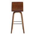 thumbnail image 3 of Hawthorne Collections 30" Faux Leather Bar Stool in Brown, 3 of 7