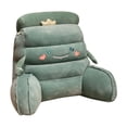 thumbnail image 1 of Bed Backrest Pillow For Sitting Up In Bed Reading Pillow With Arms Lumbar Support Cushion For Sofa Chair Floor & Student Dorm, 1 of 5