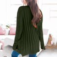 thumbnail image 5 of Women Winter Sweater Cardigan Long Sleeve Open Front Button Down Knitwear Coat With Pocket, 5 of 5