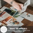thumbnail image 3 of OULII 100Pcs Clear Laminating Sheets Self Adhesive White Plastic Film for Document Preservation, 3 of 7