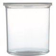 thumbnail image 4 of Carlisle FoodService Products Classic Round Storage Container Crock with Lid for Kitchen, Restaurants, Home, Plastic, 1.2 Quarts, Clear, 4 of 4