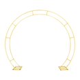 thumbnail image 1 of Elodie DIY Double Circle Balloon Arch Frame 240x200cm for Graduation Season Parties Golden, 1 of 8