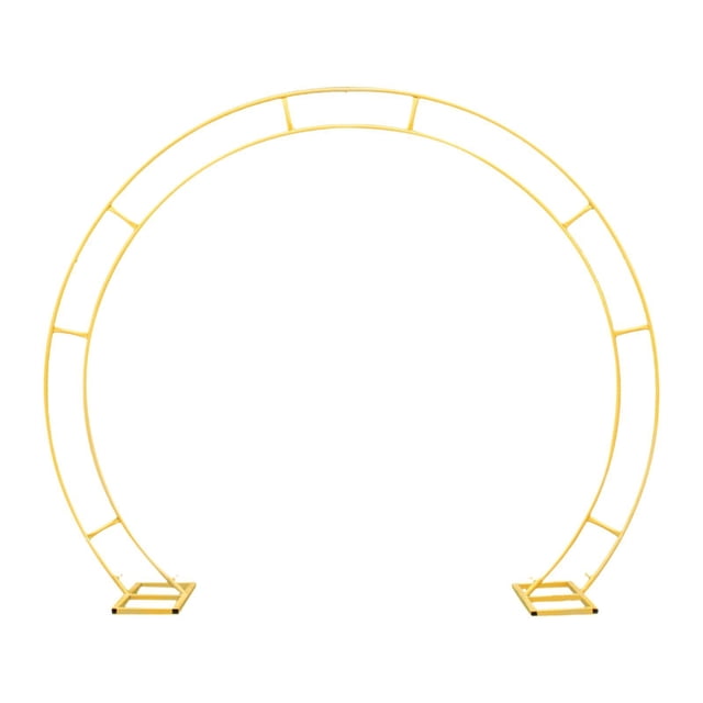 Elodie DIY Double Circle Balloon Arch Frame 240x200cm for Graduation Season Parties Golden