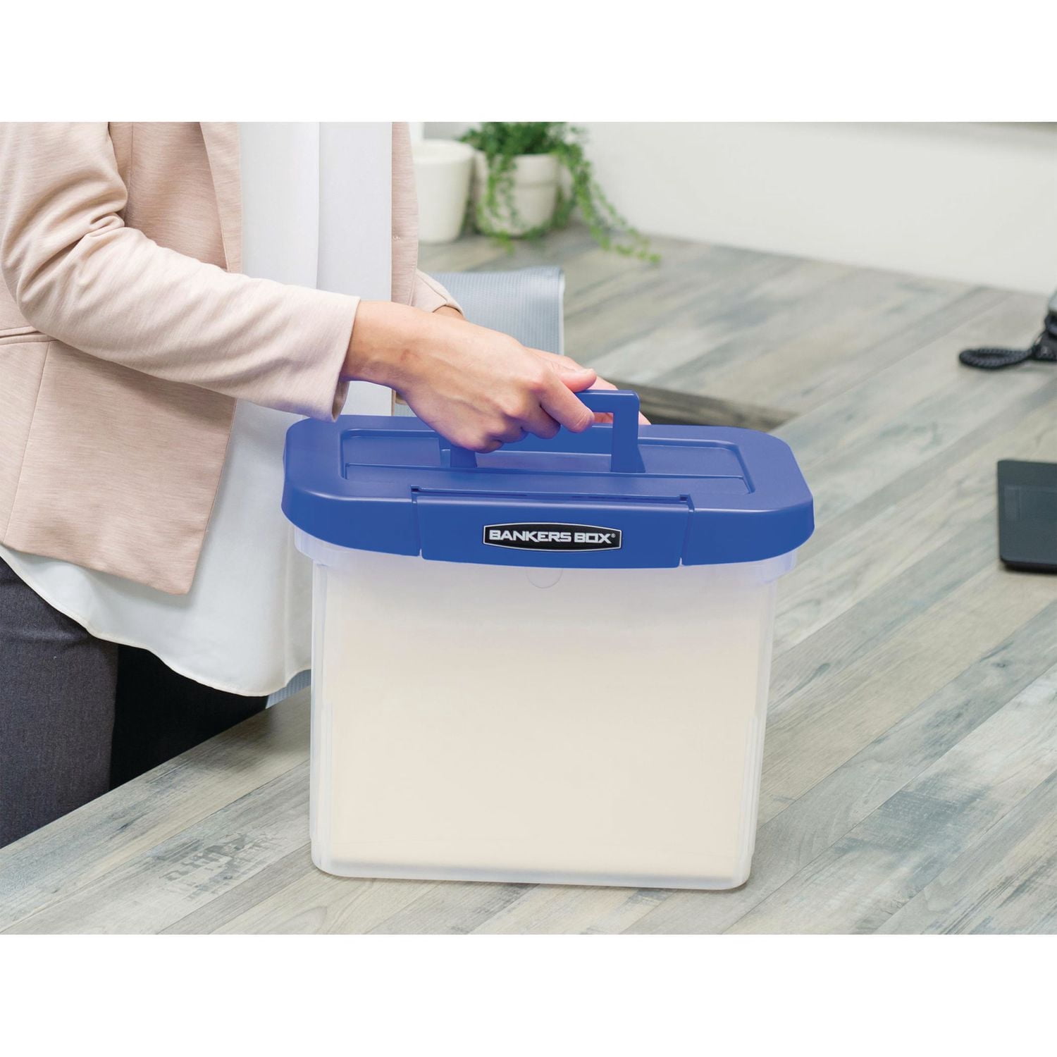 Bankers Box® Heavy Duty Portable File Box