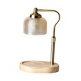 thumbnail image 2 of Tnarru Candle Warmer Lamp Candle Melting Table Lamp Wooden Base Adjustable Height Electric with Bulbs for Tabletop Living Room Decor, 2 of 8