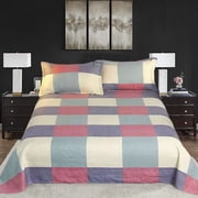 Fridja Home Essentials 3PCS Bedding Sets All Season Bedding Sheet Comforters Sets with Pillow Cases 3 Pcs Bed Set Down Sheet Set Shrinkage and Fade Resistants Easy