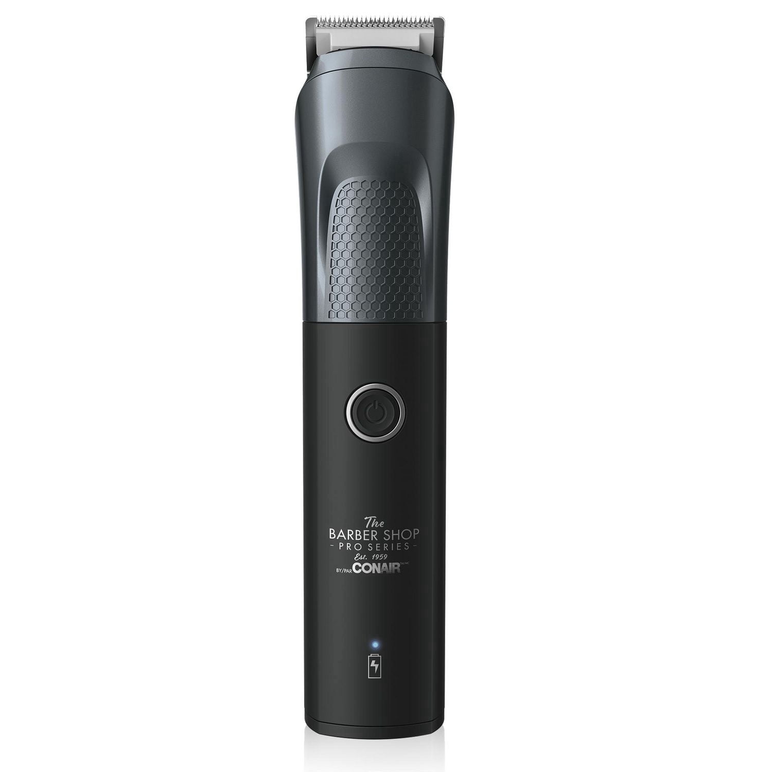 Tondeuse métallique tout‑en‑un Conair Barber Shop PRO Series, sans fil, lithium‑ion, avec rasoir grille et tête nez/oreilles