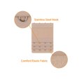thumbnail image 4 of INSPIRE CHIC Women's Elastic Bra Hook Extensions 3 Rows 2 Pcs Black 2 and Apricot, 4 of 6