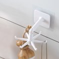 thumbnail image 1 of Vaidha Kitchen Gadgets Accessories Bath Hook Wall Mounted 360鎺?Rotating Coat Hanger, 1 of 2