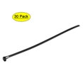 thumbnail image 1 of Unique Bargains Reusable Cable Zip Ties 12 Inches Releasable Nylon Wire Slipknot Strap Black 30pcs, 1 of 3