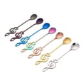 thumbnail image 2 of LSLJS Music Stainless Steel Spoon Dessert Spoon Teaspoon Music Bar Spoon, Stainless Steel Spoon, 2 of 6