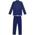 thumbnail image 3 of Jelory Mens 2 Piece Suit Formal Business Slim Fit Suits One Button Solid Blazer Jacket with Trousers Navy Blue M, 3 of 7